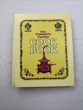 Vintage “The Complete Family Cook Book”- Hardcover 3 ring-binder style.